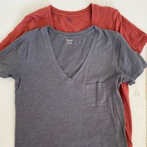Madewell whisper vneck pocket T-shirt